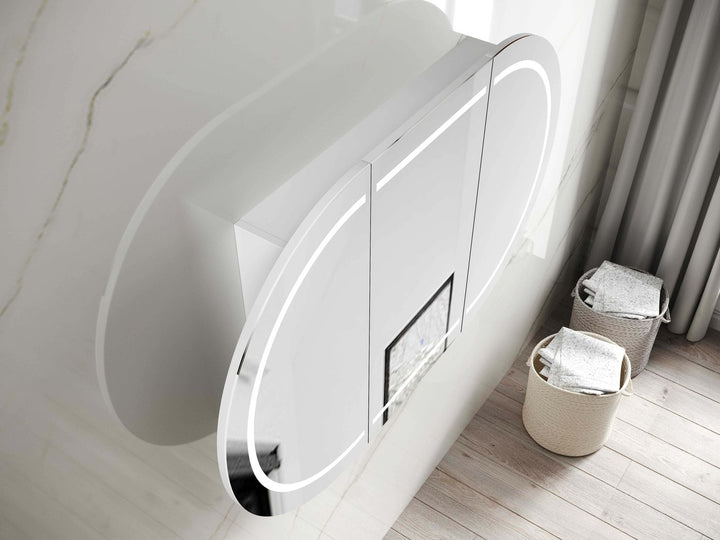 LED Bondi 1800x900 White Shaving Cabinet - Premium