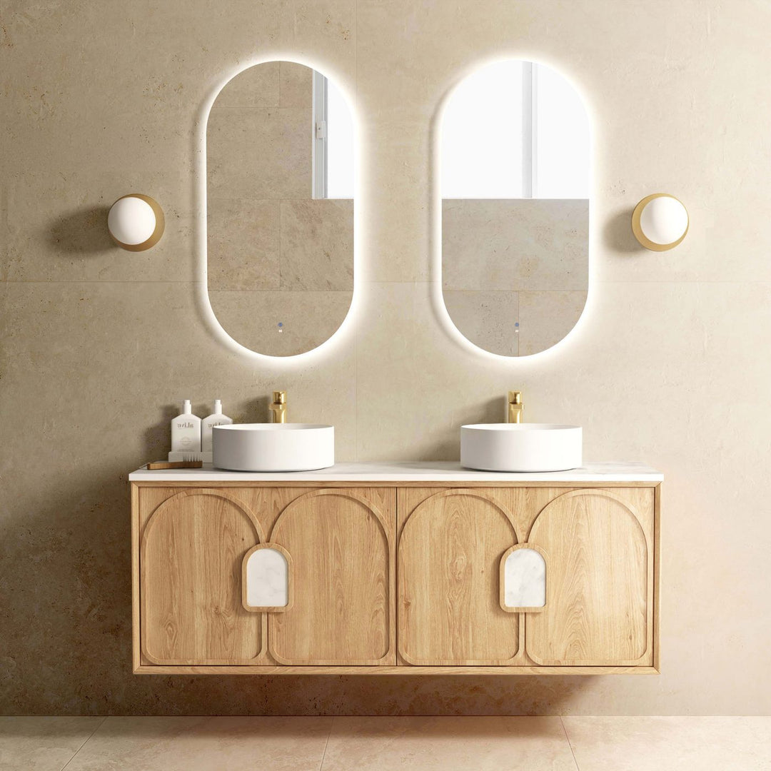 Laguna Mark II 1500mm Woodland Oak Wall Hung Vanity