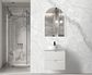 Noosa Fluted 600mm Satin White Wall Hung Vanity