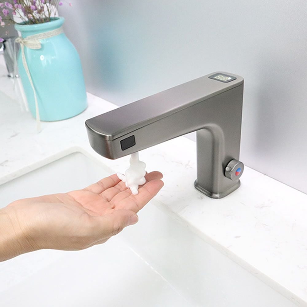 Galaxy Sensor Basin Mixer with Soap Dispenser - Chrome