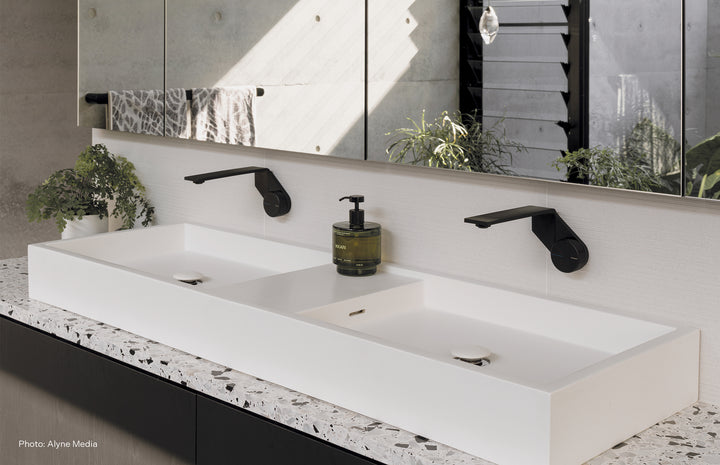 Axia Wall Basin / Bath Mixer Set 200mm