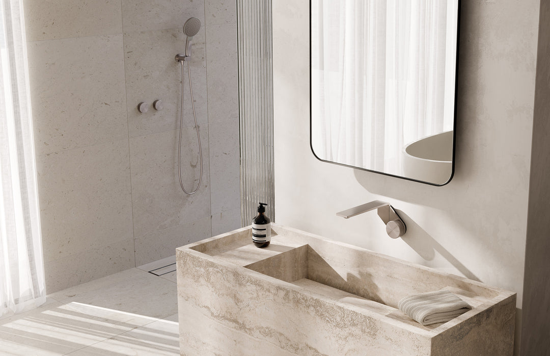 Axia Wall Basin / Bath Mixer Set 200mm