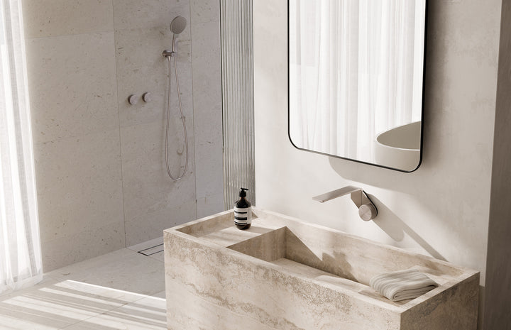 Axia Wall Basin / Bath Mixer Set 200mm