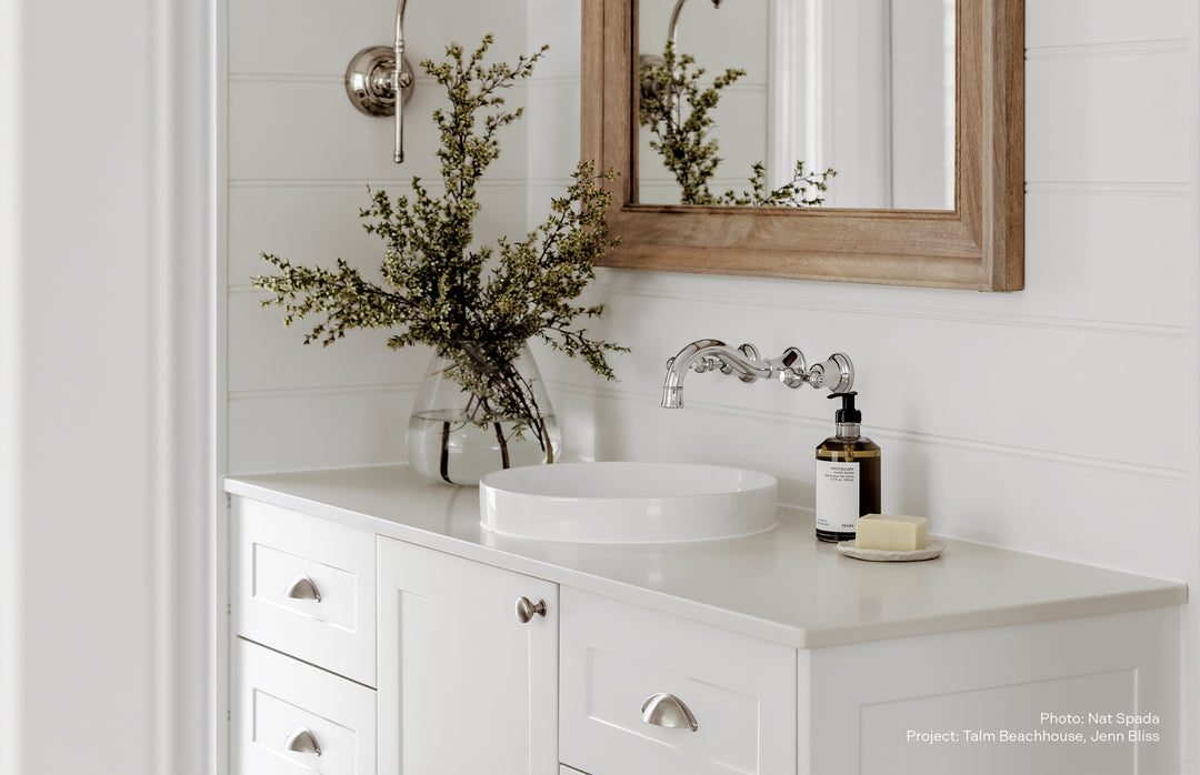 Nostalgia Lever Basin / Bath Set 180mm Shepherds Crook