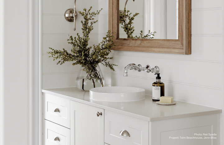 Nostalgia Lever Basin / Bath Set 180mm Shepherds Crook