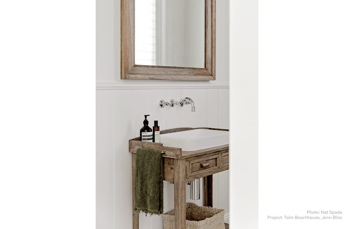 Nostalgia Lever Basin / Bath Set 180mm Shepherds Crook