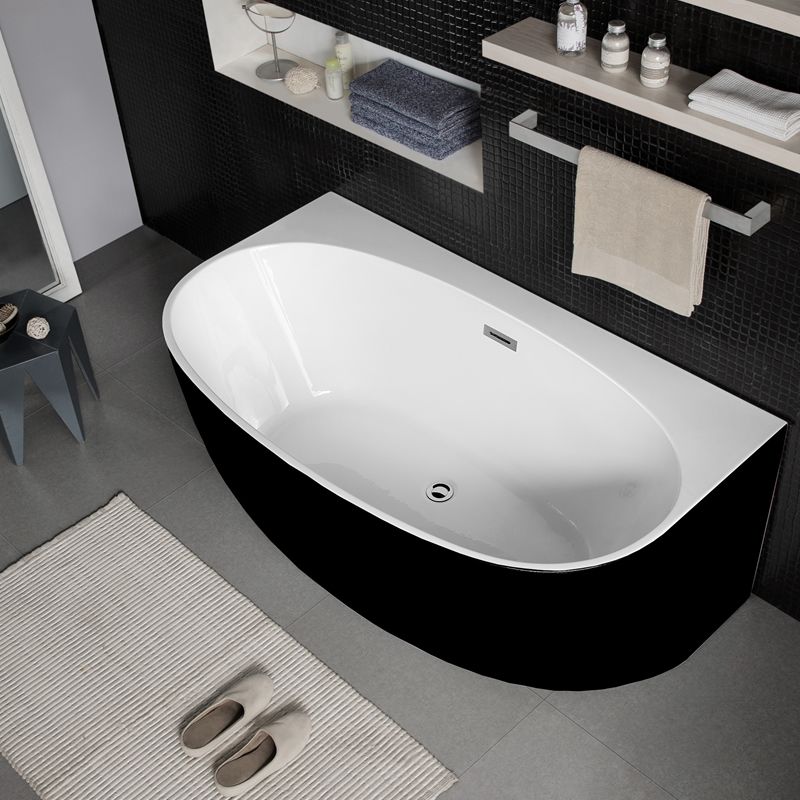 Morocco 150cm Back to Wall Freestanding Bath