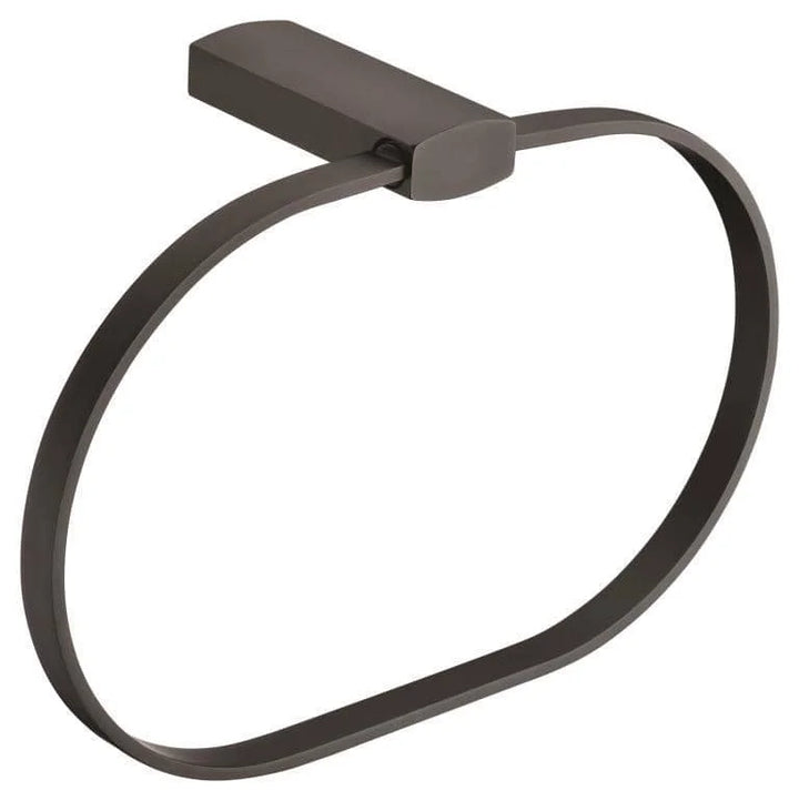 Galatina Hand Towel Ring – Matte Black