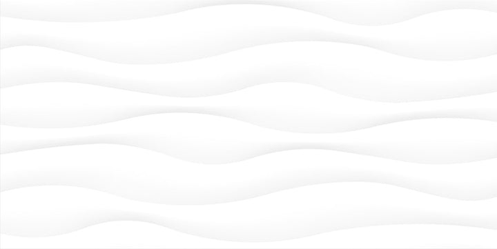 White Wave Décor Glossy Ceramic Tile 300 x 600
