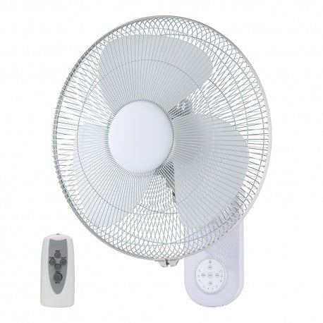 Zephyr II 16" (400mm) Wall Mounted Cooling Fan in Pull Cord or Remote Control Ventair - ZEP40PC, ZEP40R