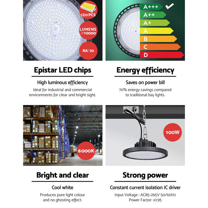 Leier LED High Bay Industrial Lights 100W