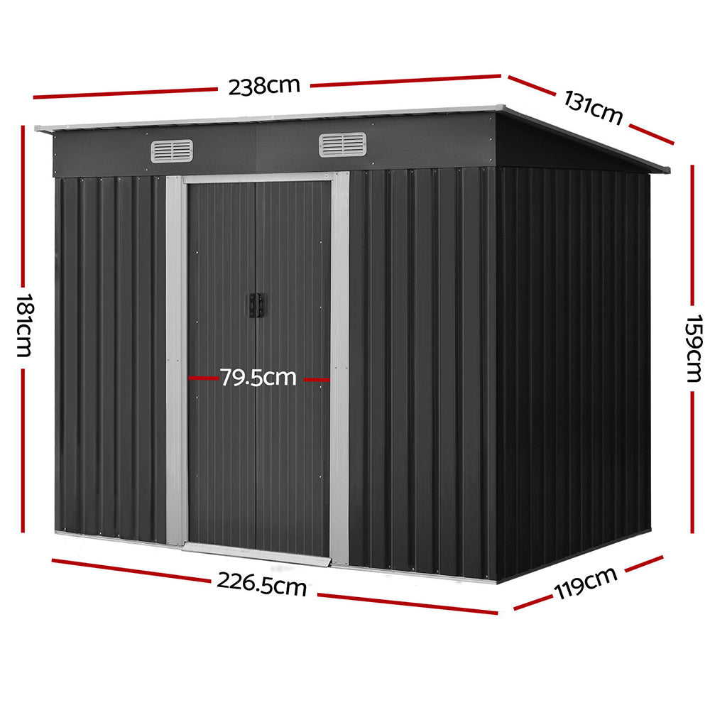 Giantz Garden Shed 2.38x1.31M