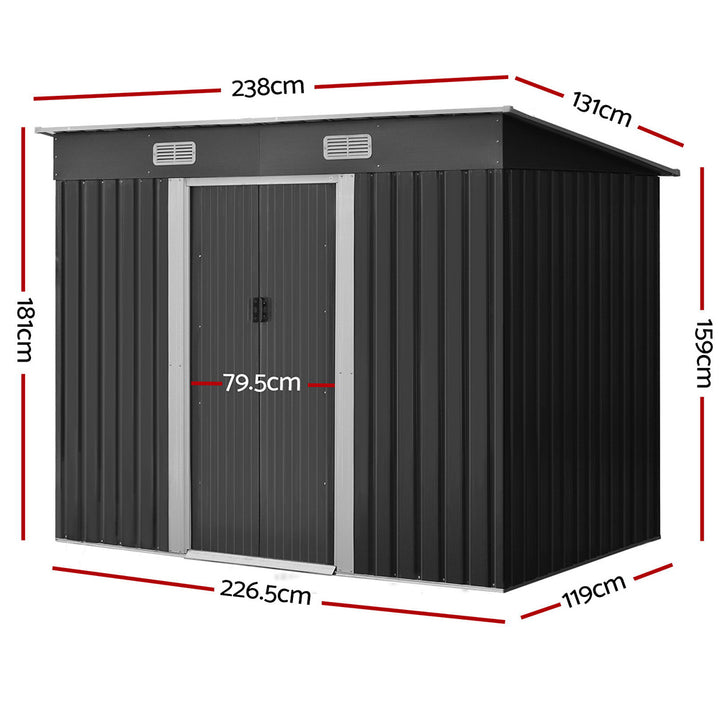 Giantz Garden Shed 2.38x1.31M