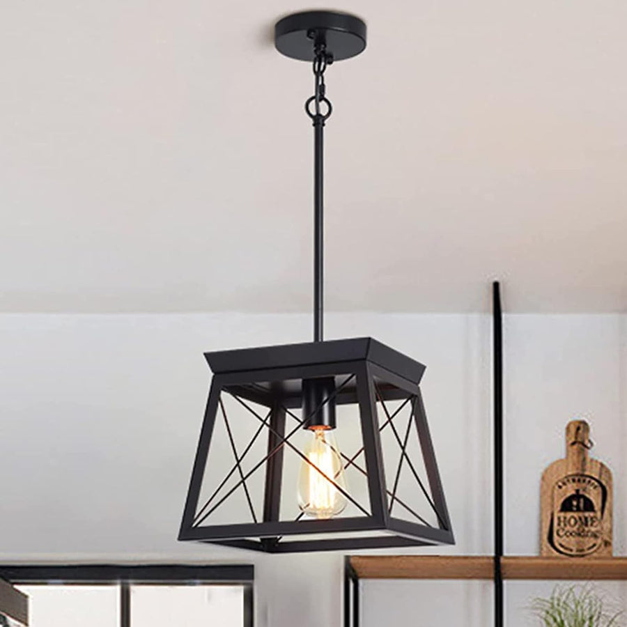 Farmhouse Pendant Light Rustic Lantern Chandelier in black – Pilbara Bathroom Warehouse Perth and regional Western Australia