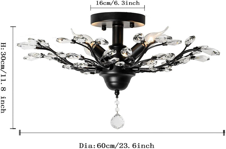 Crystal Chandelier LED Ceiling Light