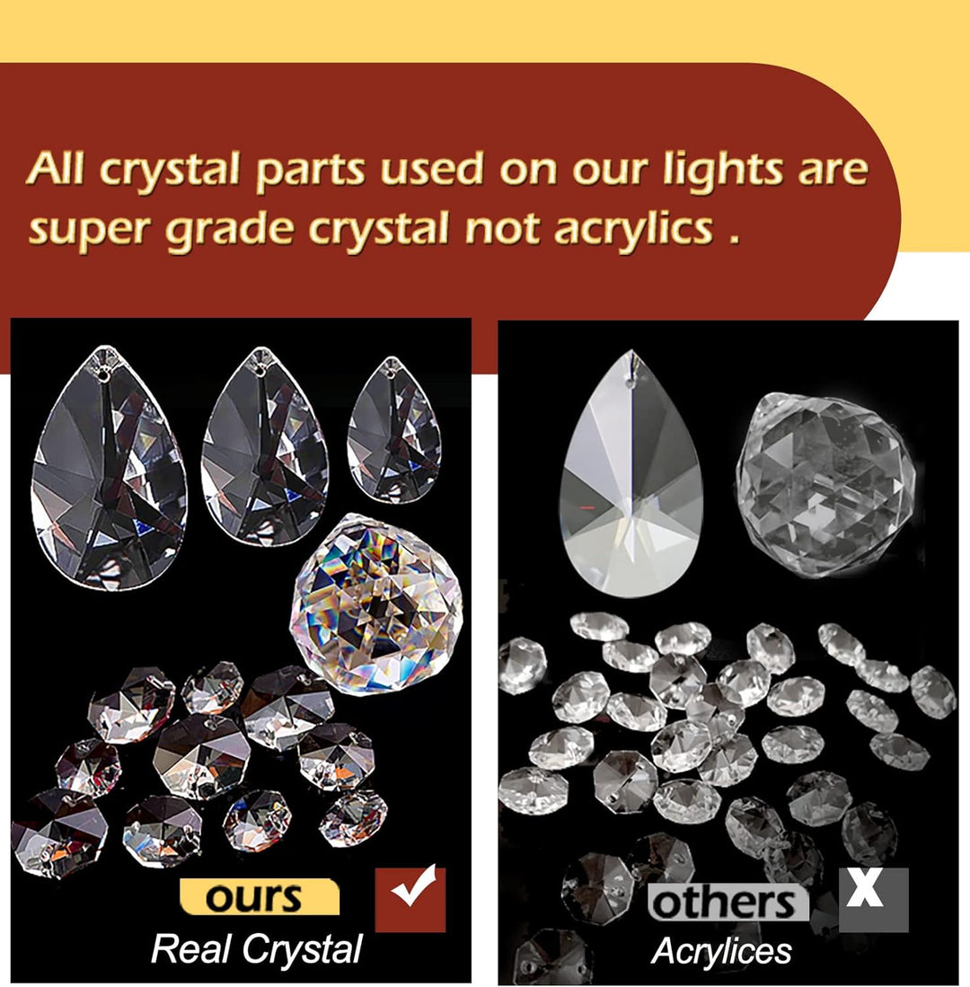 Crystal Chandelier LED Ceiling Light