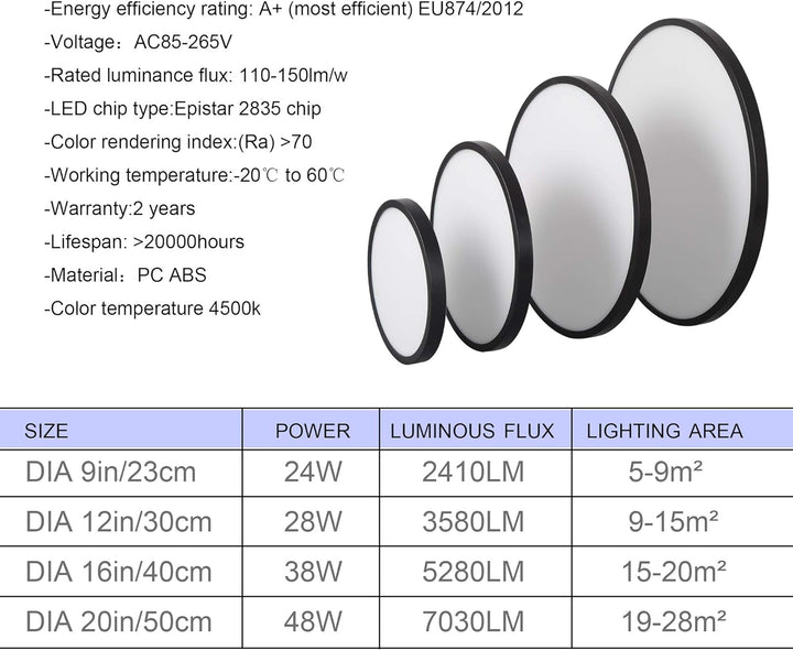 Flush Mount LED Ceiling Light
