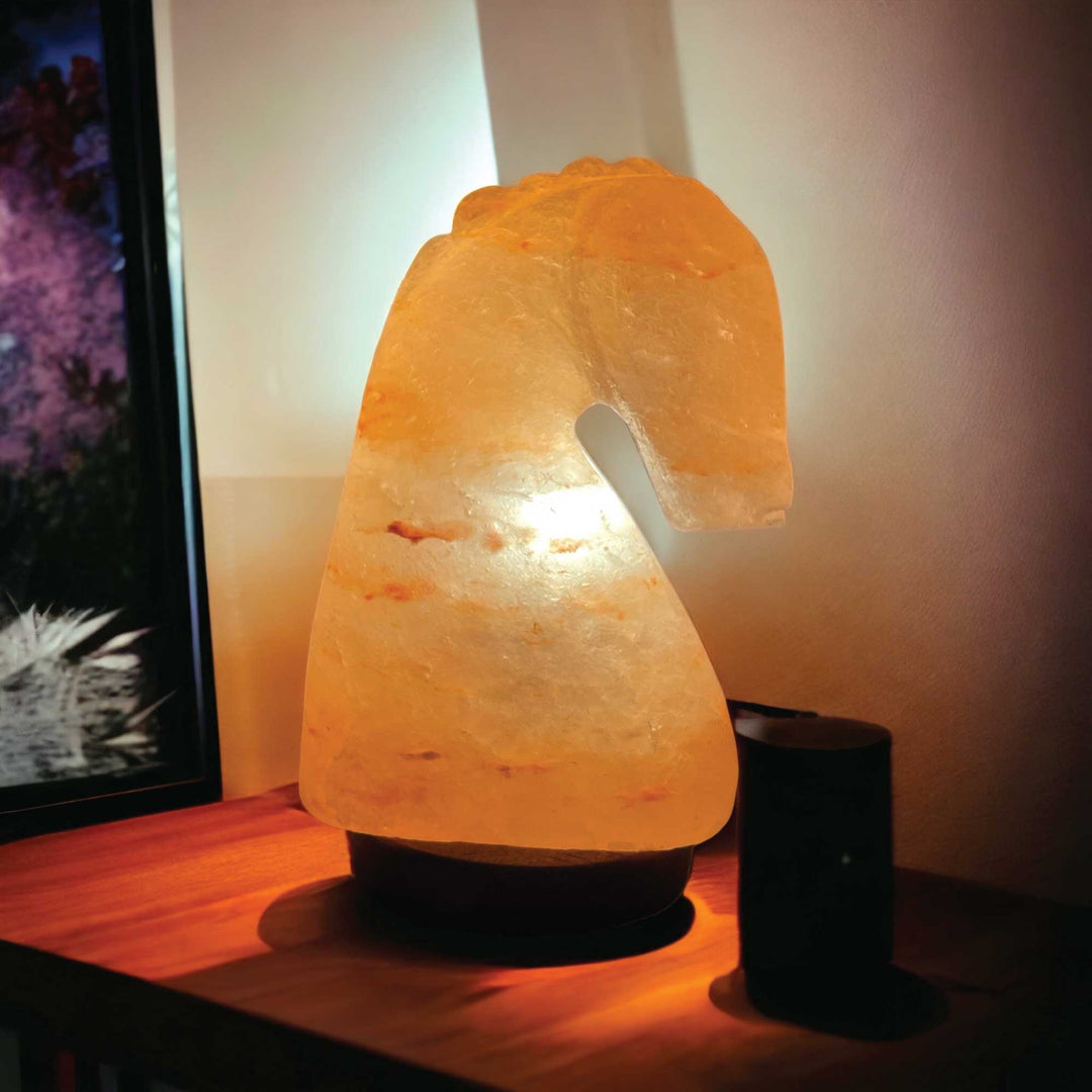 Himalayan Pink Salt Lamp Horse