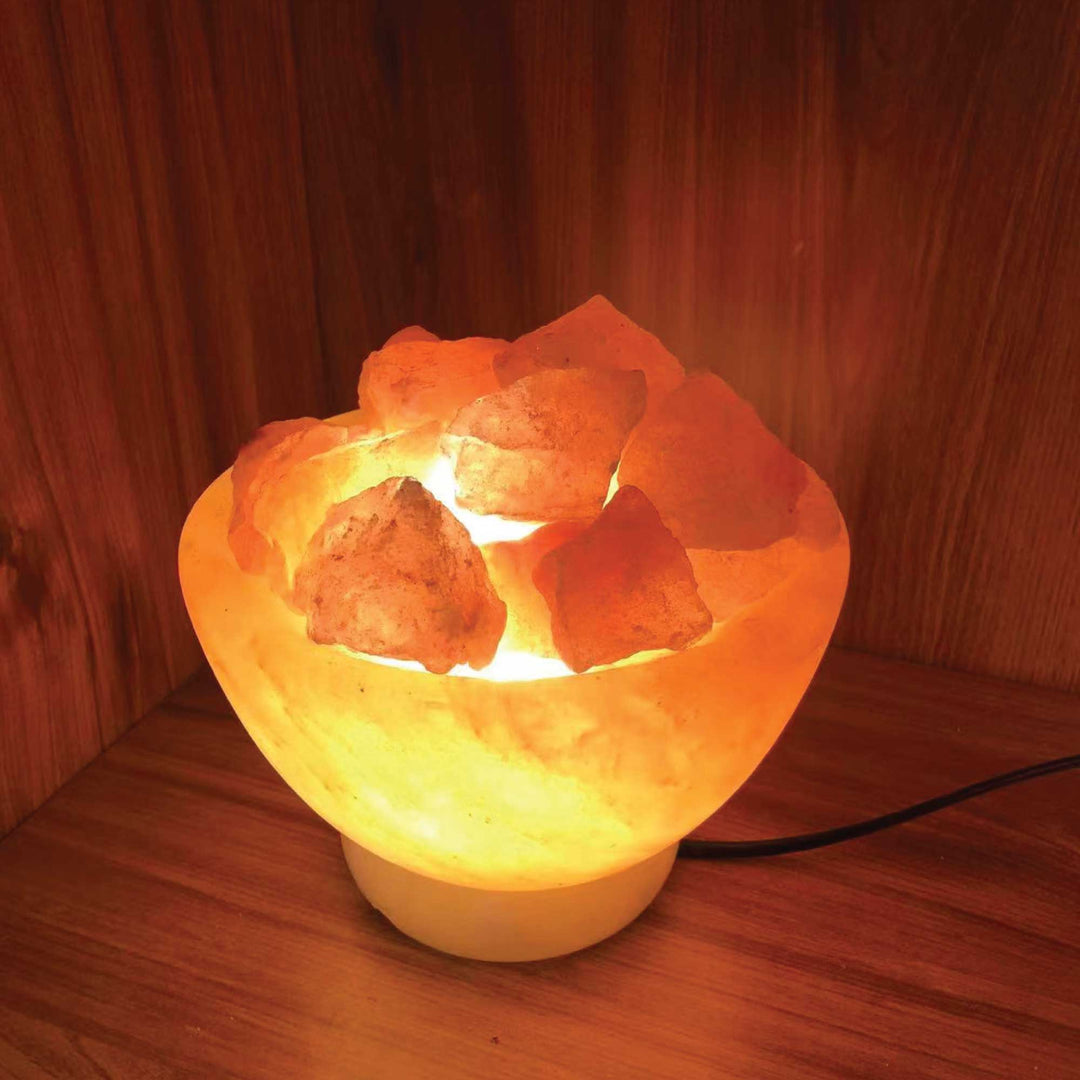 Himalayan Pink Salt Lamp Fire Bowl