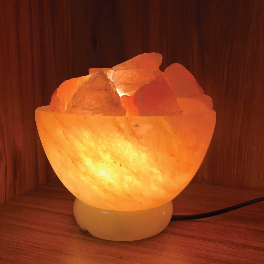 Himalayan Pink Salt Lamp Fire Bowl