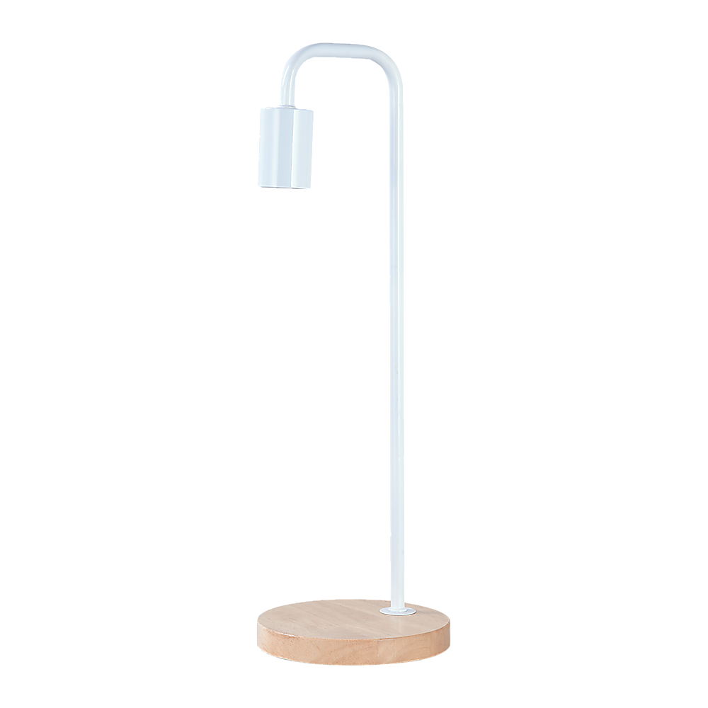 Modern Table lamp Desk Light Timber Base
